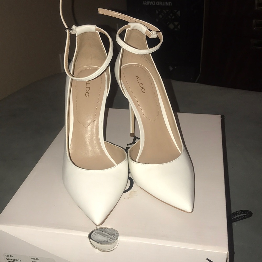 ALDO US  - Staycey -70 White Stiletto Heels